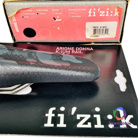 Fizik Arione Donna K:IUM Rail 189G Wing Flex Women Handmade Italy Bicycle Saddle - Picture 8 of 12